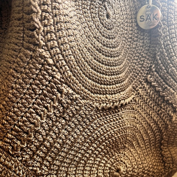 Vintage 90s The Sak crocheted shoulder bag - Picture 3 of 10